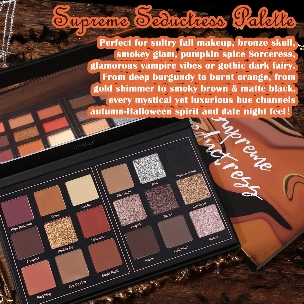 18 Colors Matte Shimmer Glitter Eyeshadow Palette O365748