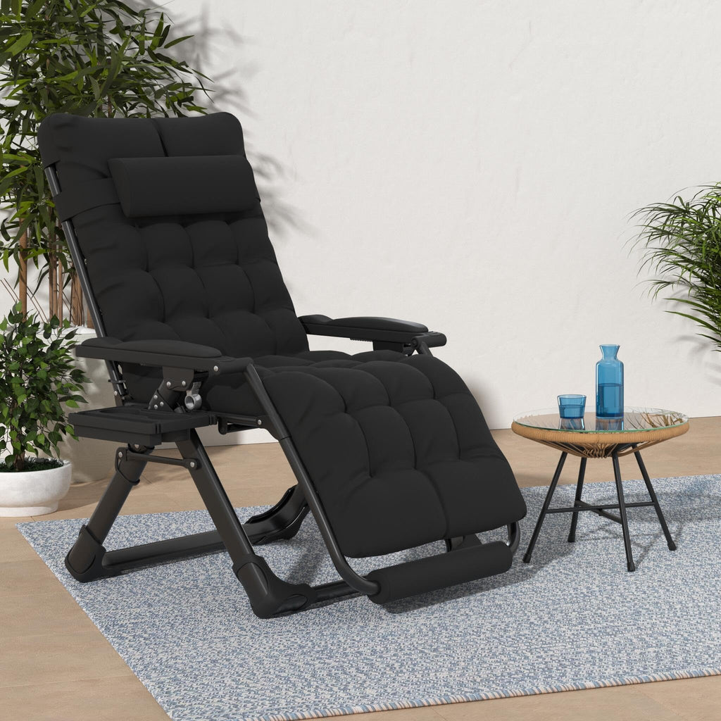 Oversized Zero Gravity Chair XL Black D2717