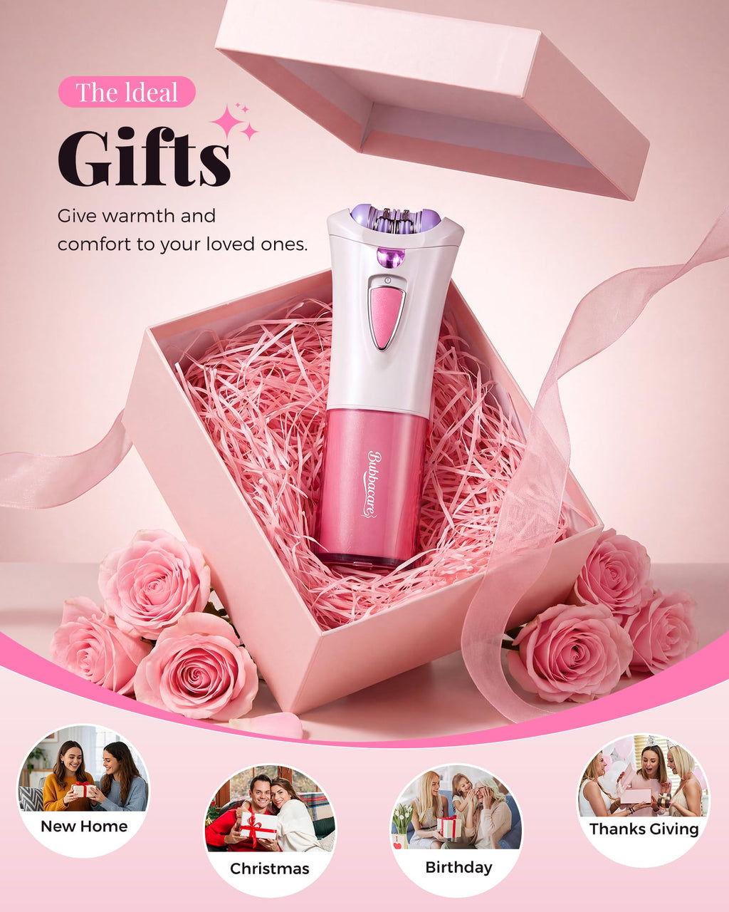 Portable Electric Facial Epilator with LED G454521