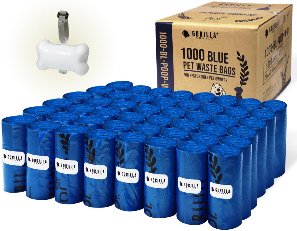 1000 Count Dog Poop Waste Bags with Dispenser Z124593