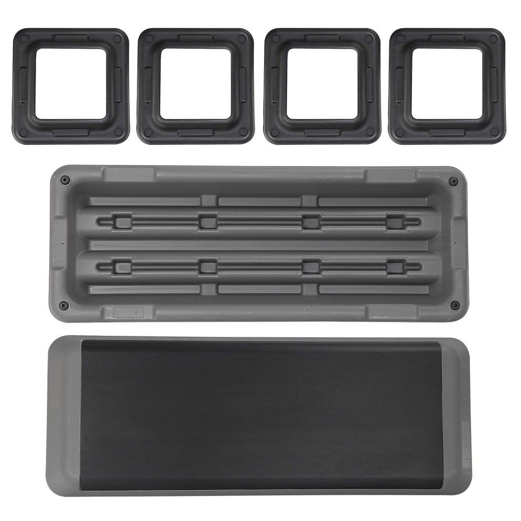 43 inch Adjustable Aerobic Exercise Step Platform with 4 Risers M542