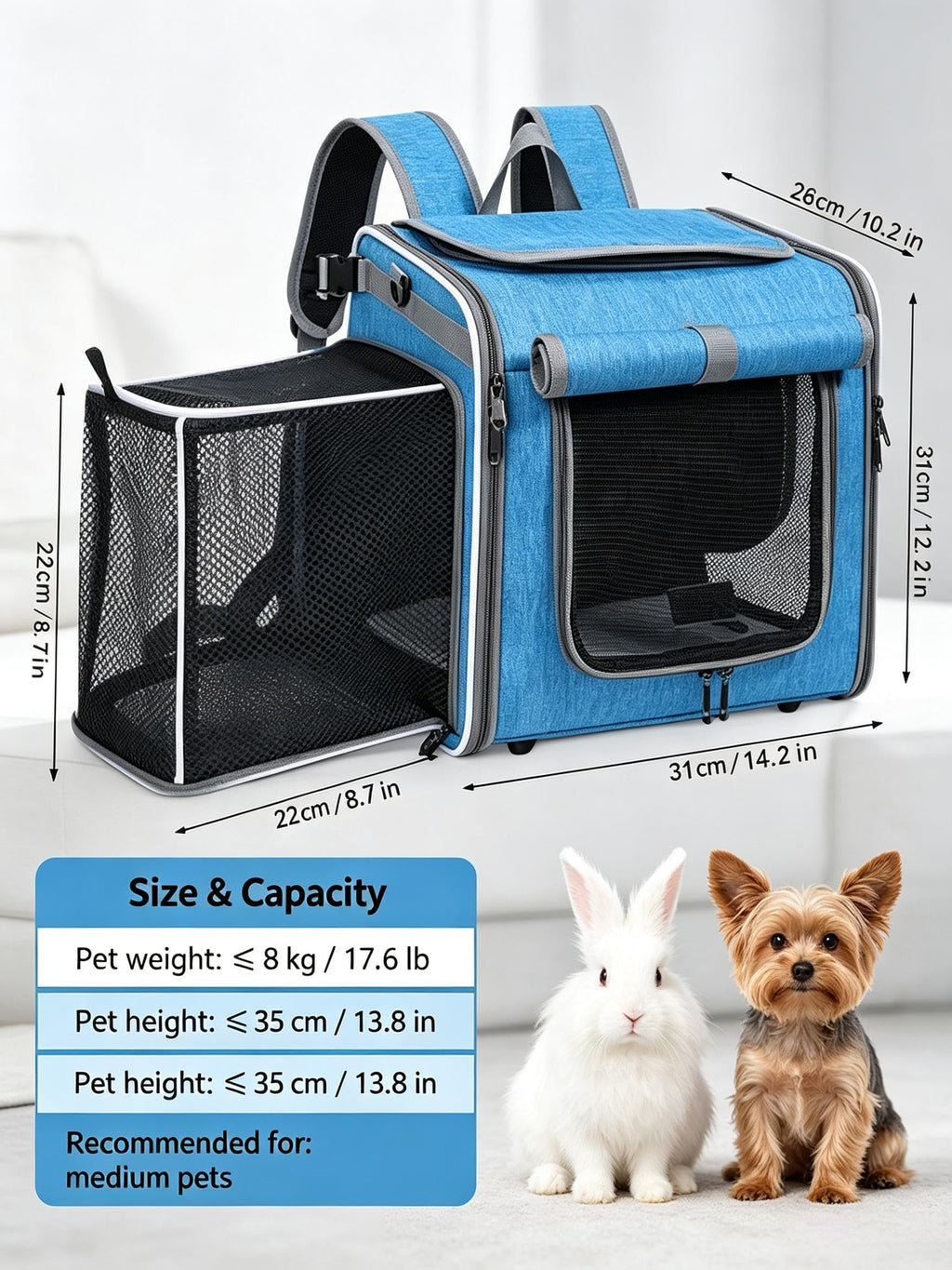 Expandable Pet Carrier Backpack M967932