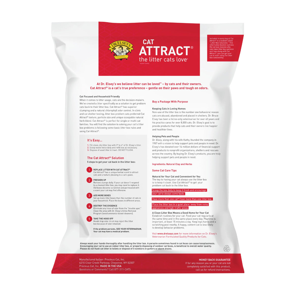 Clumping Clay Cat Litter 40 lb. Bag N26719