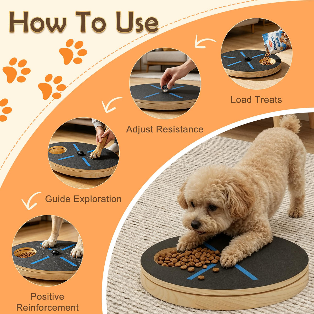 Dog Nail Scratcher Board with Treat Box F904174