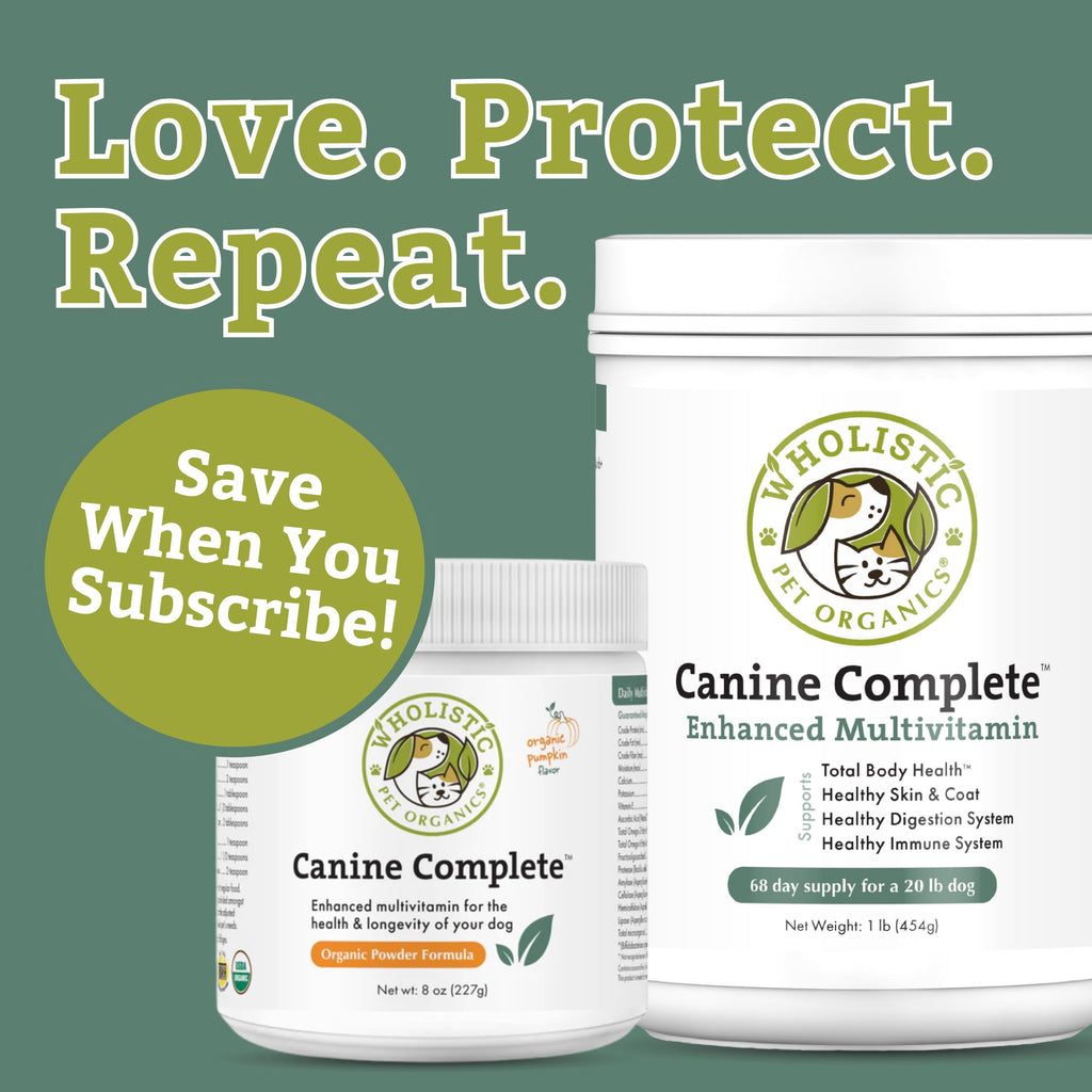 Organic Dog Vitamins, 1 Lb, 45 Scoops C87458