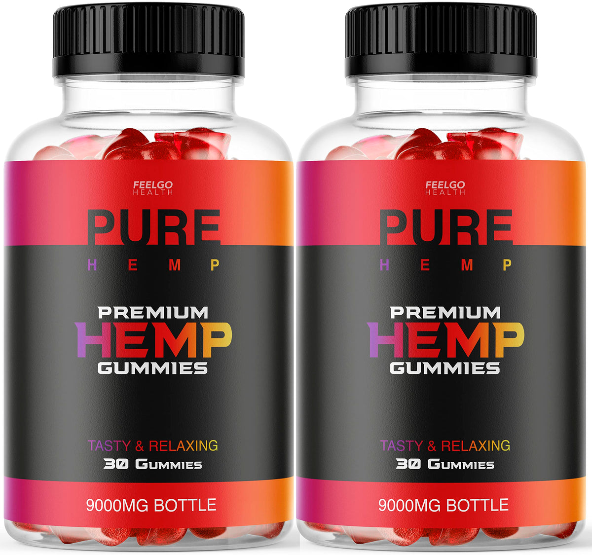 2 Pack Hemp Gummies 300 MG M432