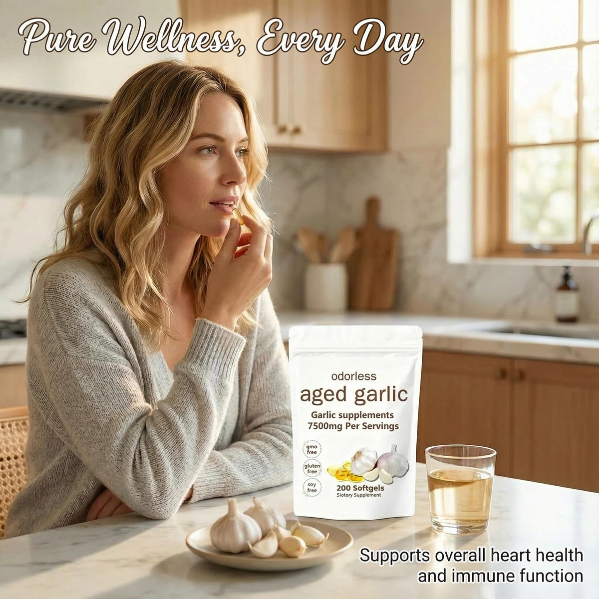 Odorless Aged Garlic Extract 200 Softgels Z390158