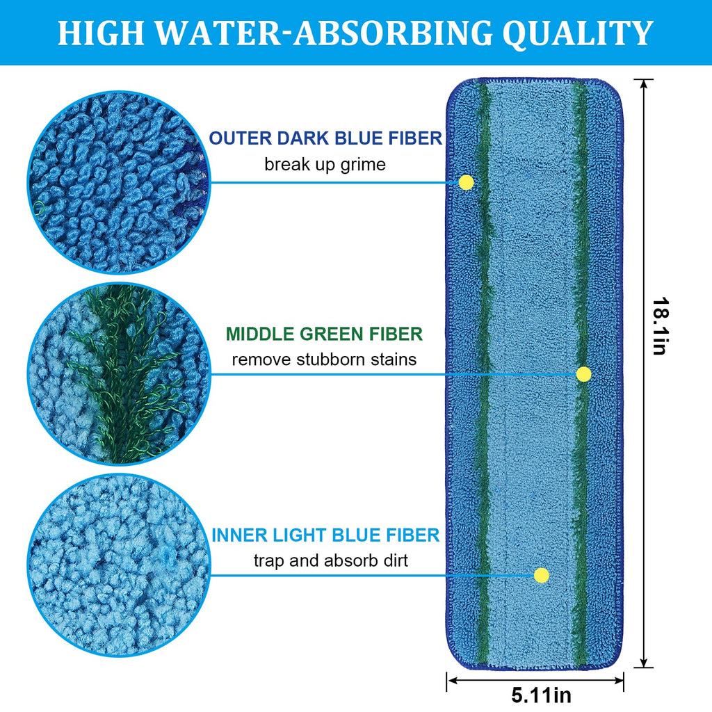 Washable Reusable Mop Pads E927580