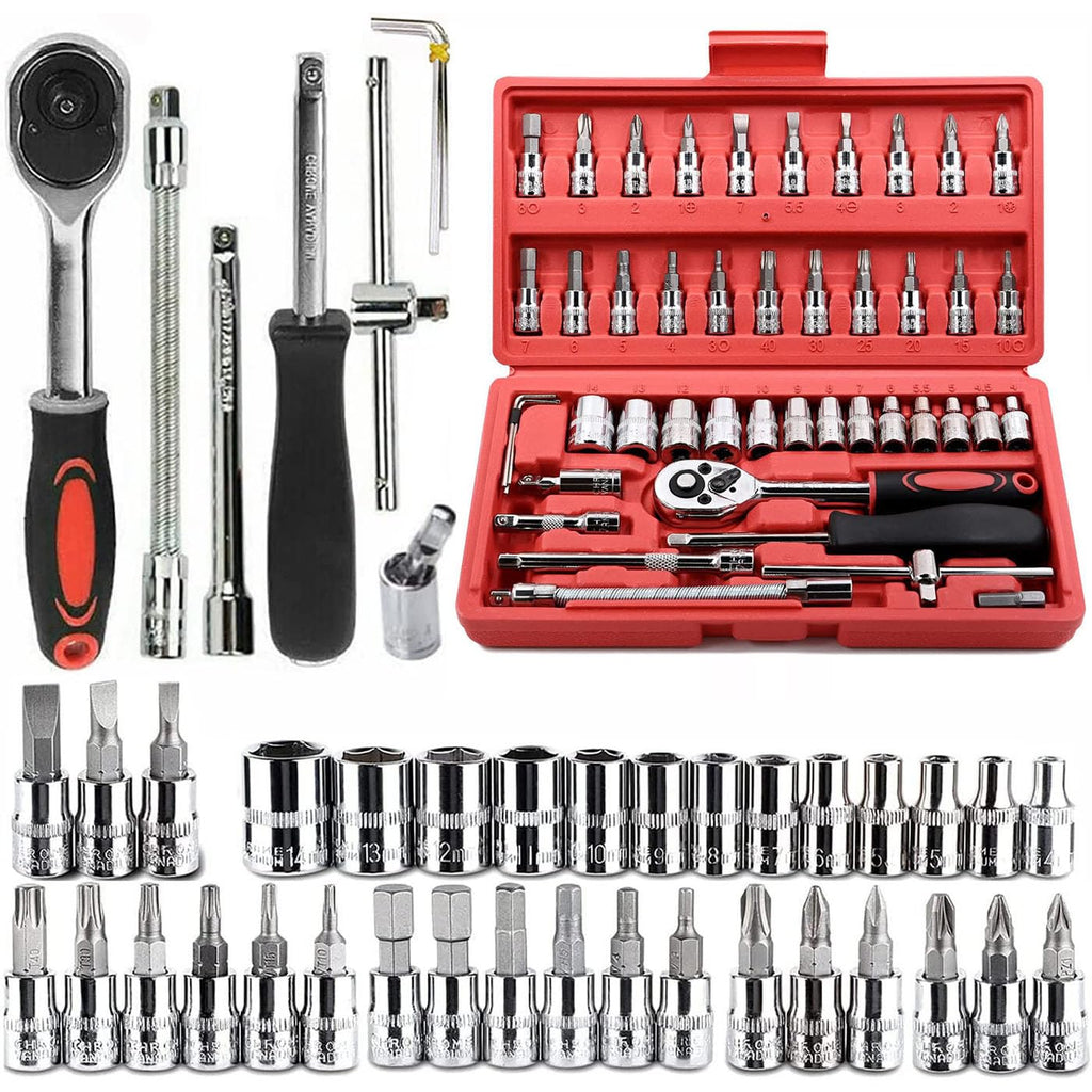 1/4 in. Drive Ratchet Socket Wrench Set C970827