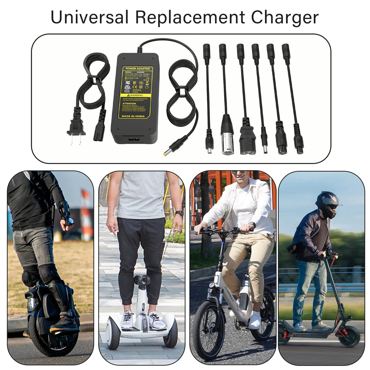 54.6V 2A Electric Bike & Scooter Charger B465401