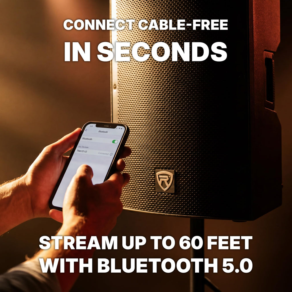15" Powered PA Speaker with Bluetooth Q86403