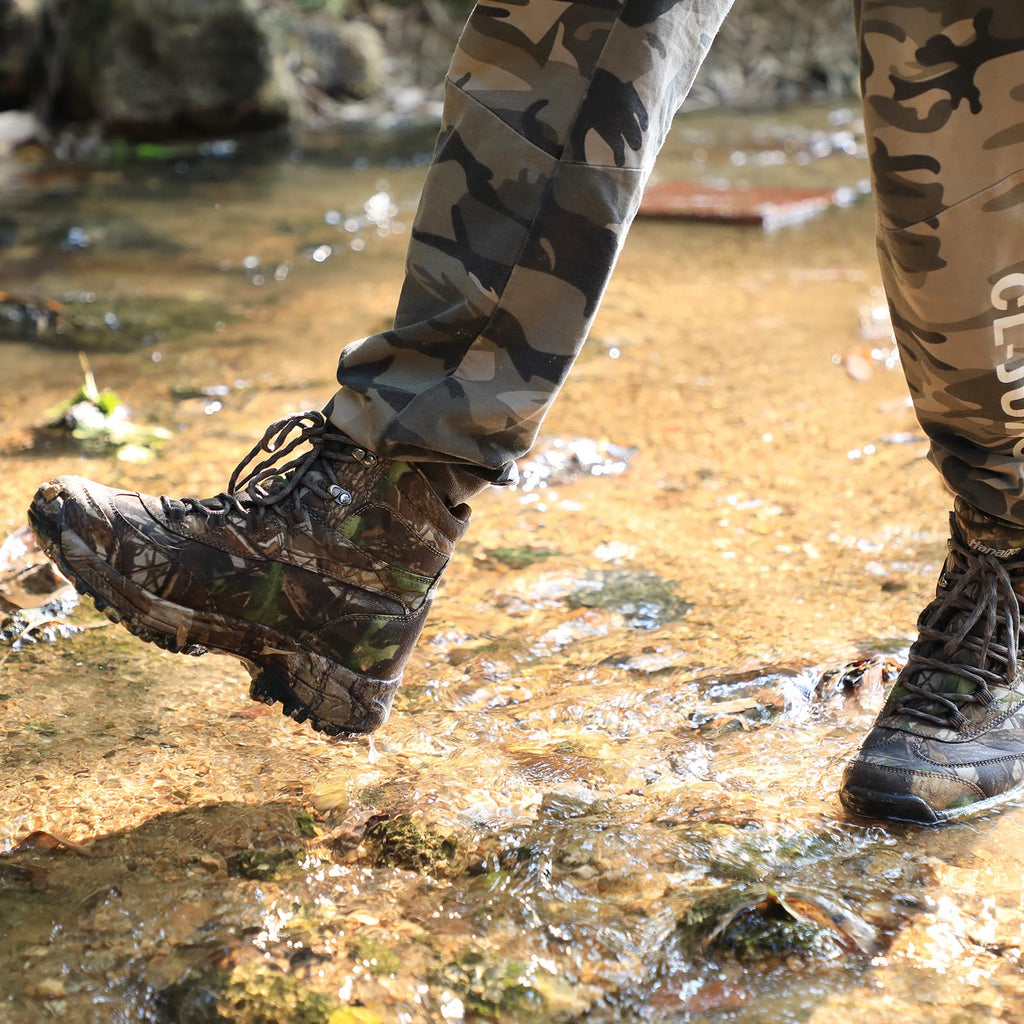 Camo Waterproof Lightweight Hunting Shoes A810563
