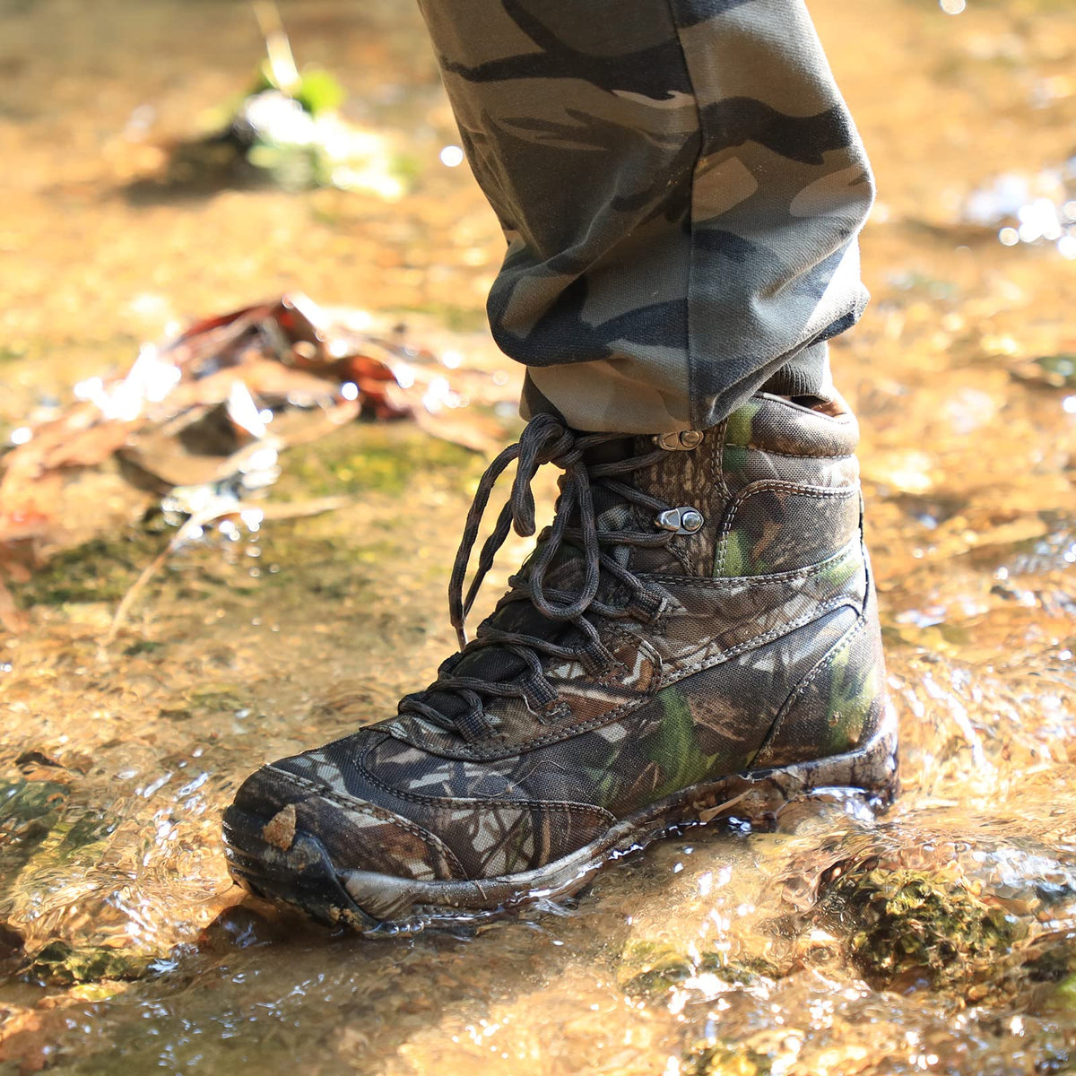 Camo Waterproof Lightweight Hunting Shoes A810563
