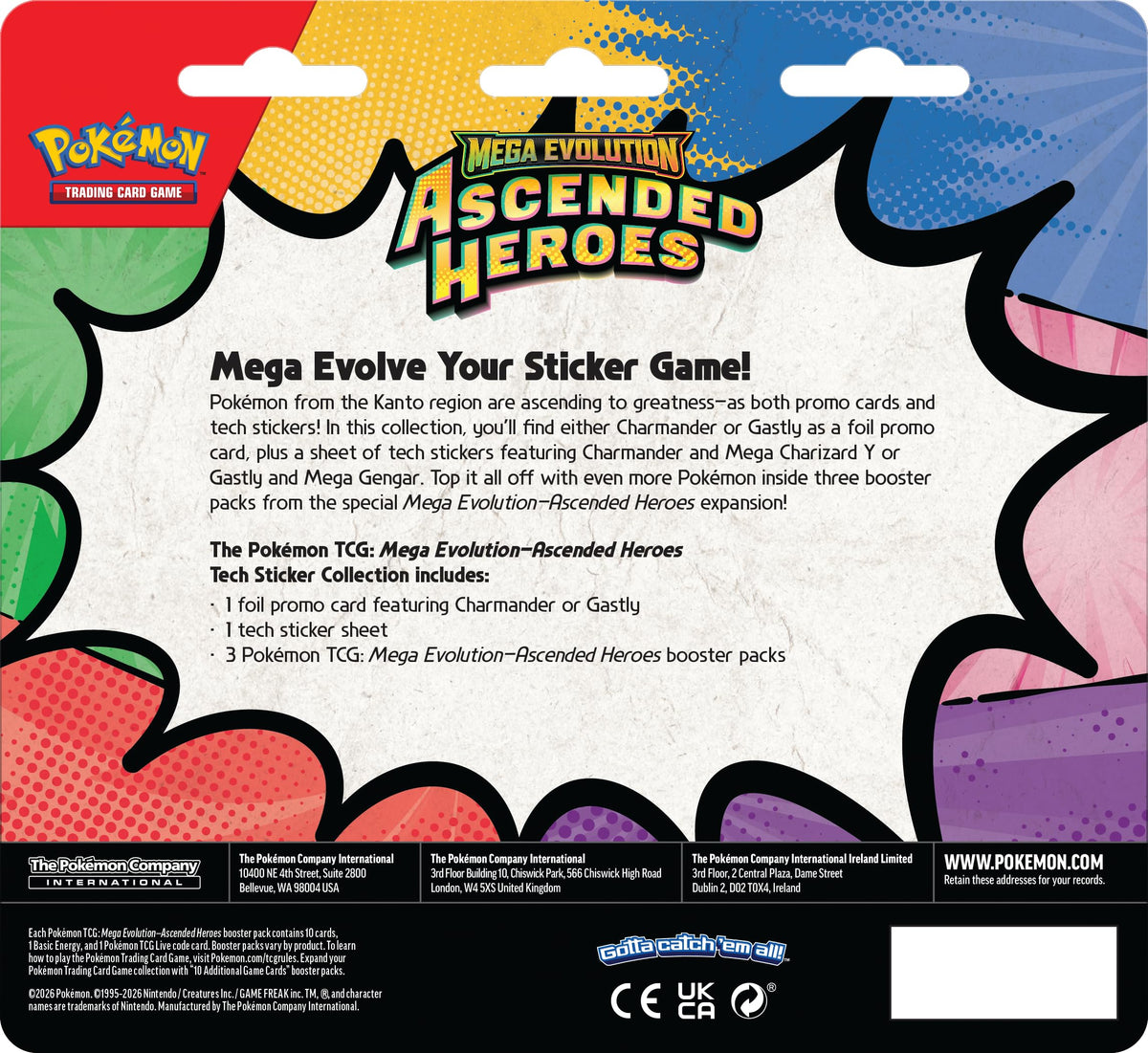 Pokémon TCG Tech Sticker Collection G59566