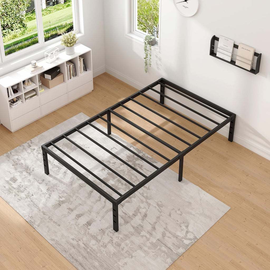 Metal Bed Frame with Storage Space, 14 Inch M157451